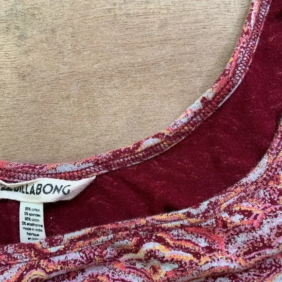 Billabong Long Sleeve Crop Top - Picture 2 of 8